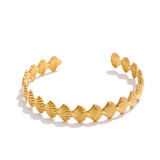 Ocean Charm Cuff Bracelet