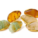 Resin Geometric Stud Earrings