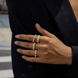 Zircon Sparkle Stackable Ring