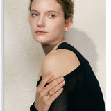 Heart Chain Drop Ring