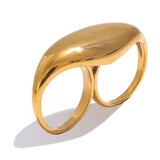 Double Finger Statement Ring