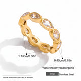 Zircon Sparkle Stackable Ring