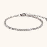 AAA Zircon Tennis Jewelry – Waterproof 18K Gold Plated Necklace and Bracelet | Ezra Gems
