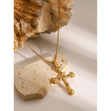 Colorful Cross Pendant Necklace