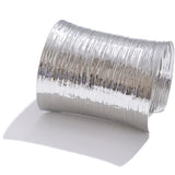 Statement Wide Metal Cuff Bracelet