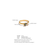 CZ Thin Stackable Ring