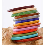 Candy Resin Y2K Bangle Bracelet – Waterproof 18K Gold Plated Bracelet | Ezra Gems