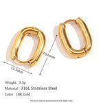 Mini O-Shape Huggie Hoop Earrings – Waterproof 18K Gold Plated Earrings | Ezra Gems