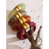 Acrylic Thick Bangle Bracelet