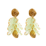Fairy Resin Flower Petal Drop Earrings