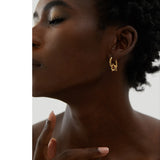 Star Moon Heart Huggie Hoop Earrings