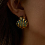 Abalone Shell Stud Earrings