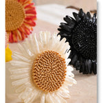 Sunflower Resin Cuff Bangle Bracelet – Waterproof 18K Gold Plated Bracelet | Ezra Gems