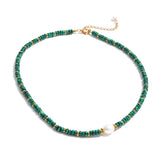 Natural Handmade Bead Chain Necklace