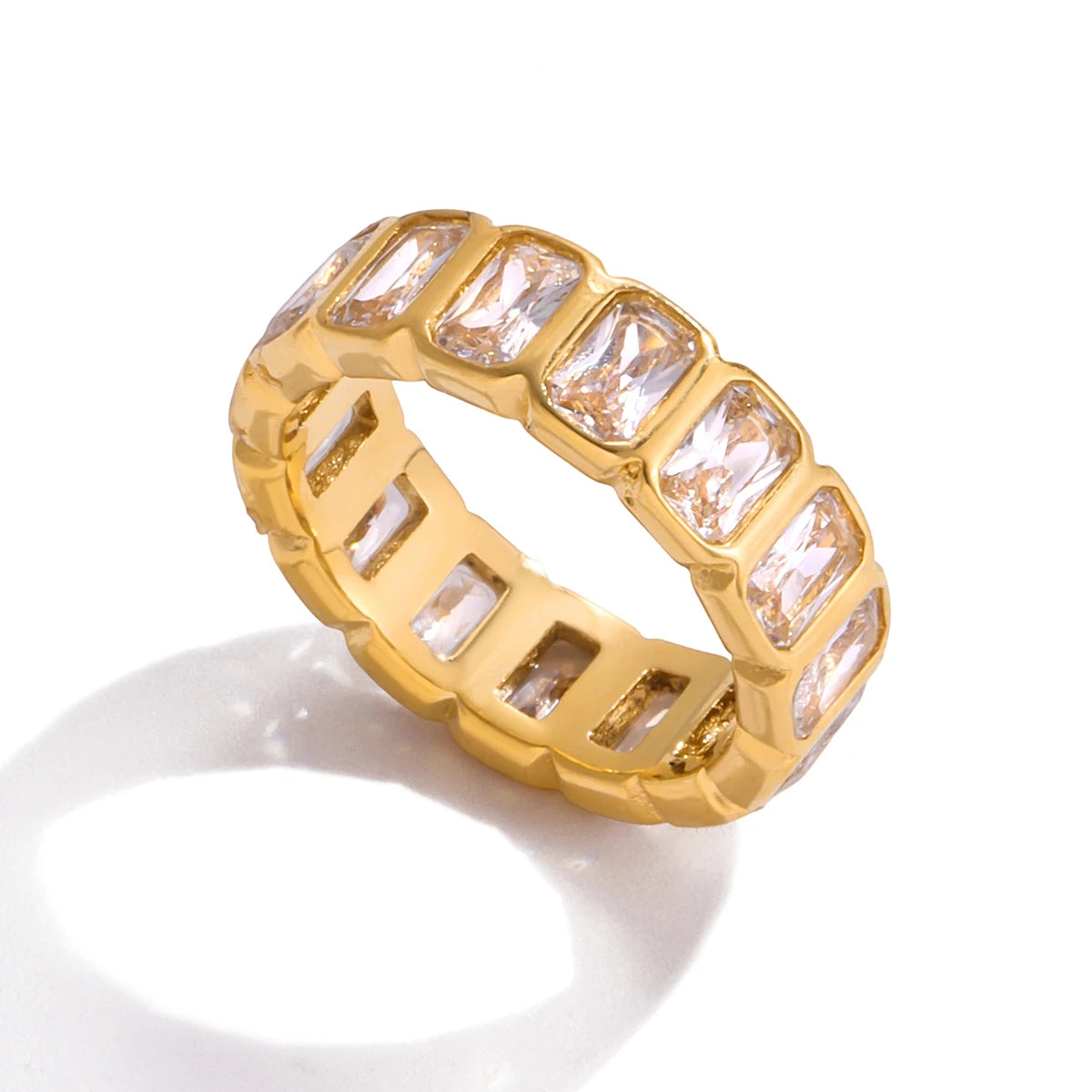 Zircon Sparkle Stackable Ring