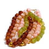 Acrylic Square Beads Chain Necklace