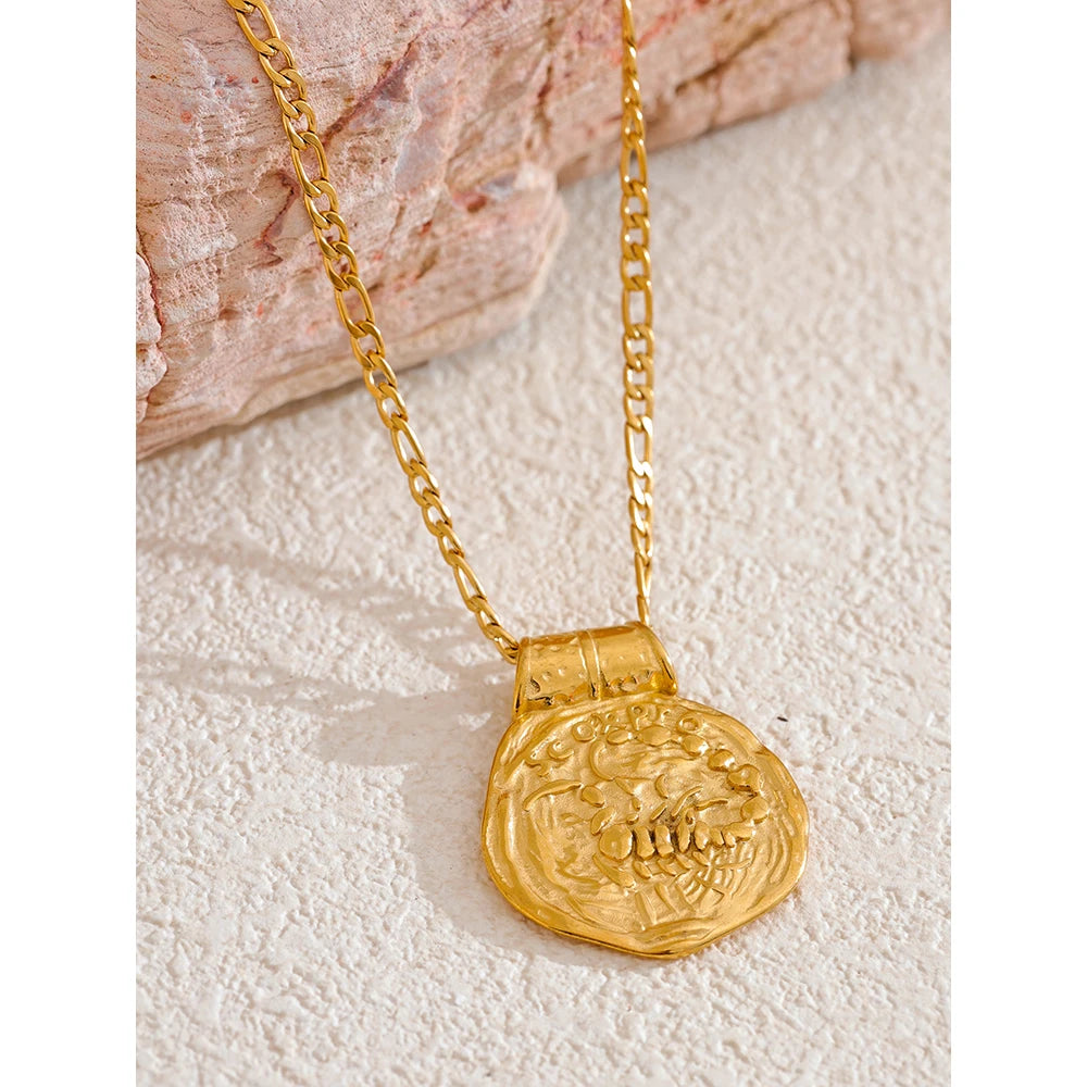 Constellation Pendant Necklace - Gold Plated Zodiac Jewelry