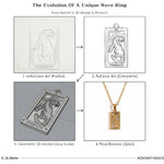 Tarot Card Pendant Necklace – Waterproof 18K Gold Plated Necklace | Ezra Gems