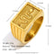 Snake Sunburst Signet Ring – Waterproof 18K Gold Plated Ring | Ezra Gems