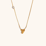 Sparkling Zircon Initial Necklace – Waterproof 18K Gold Plated Necklace | Ezra Gems