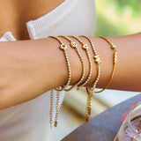 Initial Letter Chain Bracelet