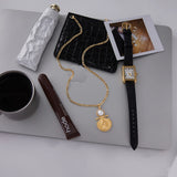 Pearl Cameo Portrait Necklace – Waterproof 18K Gold Plated Necklace | Ezra Gems