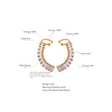 CZ Ear Clip Earrings