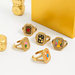 Tropical Palm Tree Ring - Rings