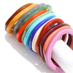 Candy Resin Y2K Bangle Bracelet – Waterproof 18K Gold Plated Bracelet | Ezra Gems