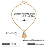 Pearl Cameo Portrait Necklace
