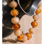 Chunky Resin Round Bead Necklace – Waterproof 18K Gold Plated Necklace | Ezra Gems