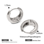 Glossy Mini Huggie Hoop Earrings – Waterproof 18K Gold Plated Earrings | Ezra Gems