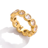 Zircon Sparkle Stackable Ring
