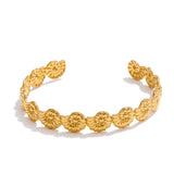 Ocean Charm Cuff Bracelet