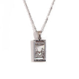 Tarot Card Pendant Necklace – Waterproof 18K Gold Plated Necklace | Ezra Gems