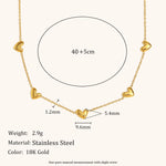 Zircon Butterfly Flower Pendant Necklace – Waterproof 18K Gold Plated Necklace | Ezra Gems