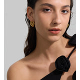 Casting Geometric Stud Earrings