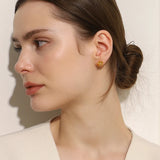 Mini Zircon Flower Stud Earrings – Waterproof 18K Gold Plated Earring | Ezra Gems
