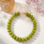 Dopamine Resin Bead Necklace – Waterproof 18K Gold Plated Necklace | Ezra Gems