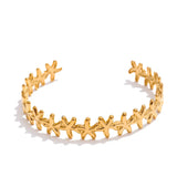 Ocean Charm Cuff Bracelet