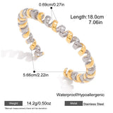 Wire Chain Cuff Bracelet