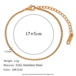 Classic Chain Link Bracelet – Waterproof 18K Gold Plated Bracelet | Ezra Gems