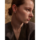 Sparkling Wing Stud Earrings