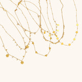 Zircon Butterfly Flower Pendant Necklace – Waterproof 18K Gold Plated Necklace | Ezra Gems