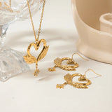 Swan Necklace and Earrings Set - Jewelry Sets