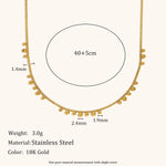 Zircon Butterfly Flower Pendant Necklace – Waterproof 18K Gold Plated Necklace | Ezra Gems