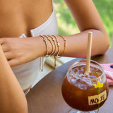 Initial Letter Chain Bracelet