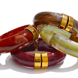 Acrylic Thick Bangle Bracelet