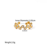 Mixed Link Open Stacking Ring – Waterproof 18K Gold Plated Ring | Ezra Gems