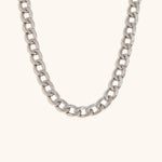 Minimalist Cuban Polished Chain Necklace – Waterproof 18K Gold Plated Necklace | Ezra Gems